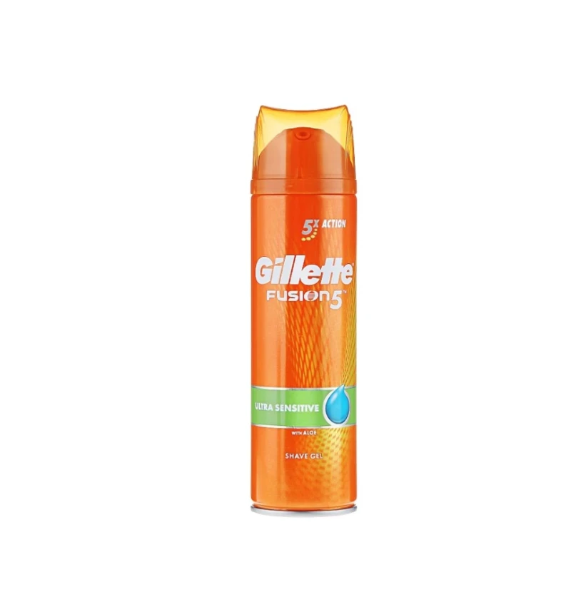 GILLETTE GEL RAS 200ML FUSION ULTRA SENSITIVE ALOE VERA 